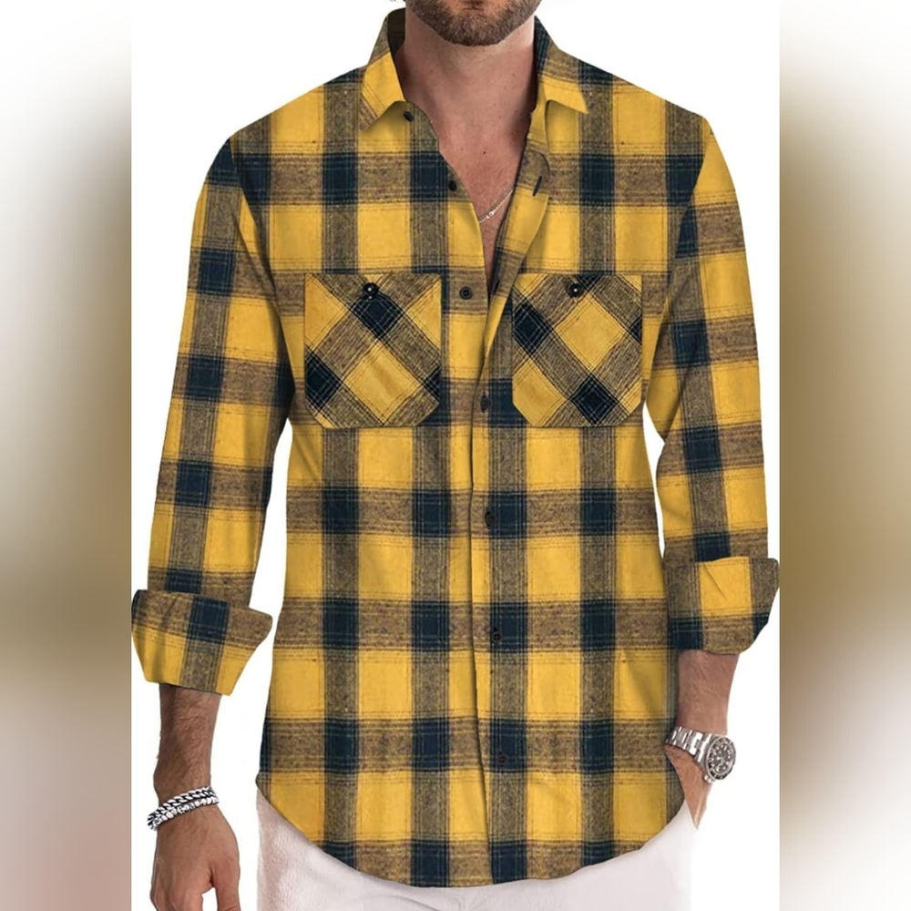 Deer Lady Flannel Shirt (M)